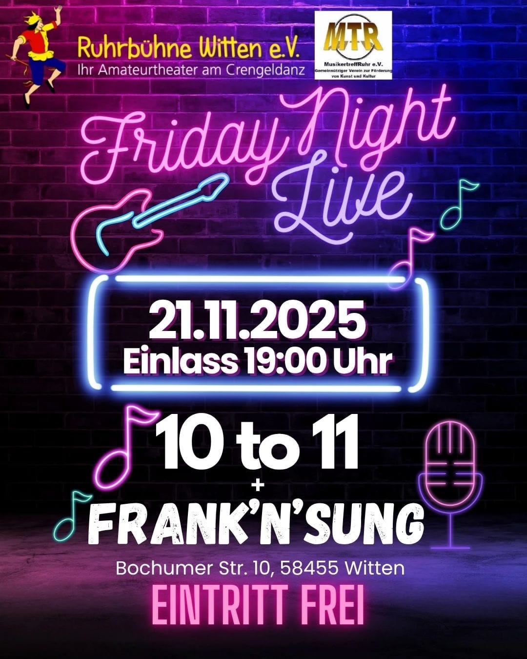 Die nächste Friday Night steht vor der Tür