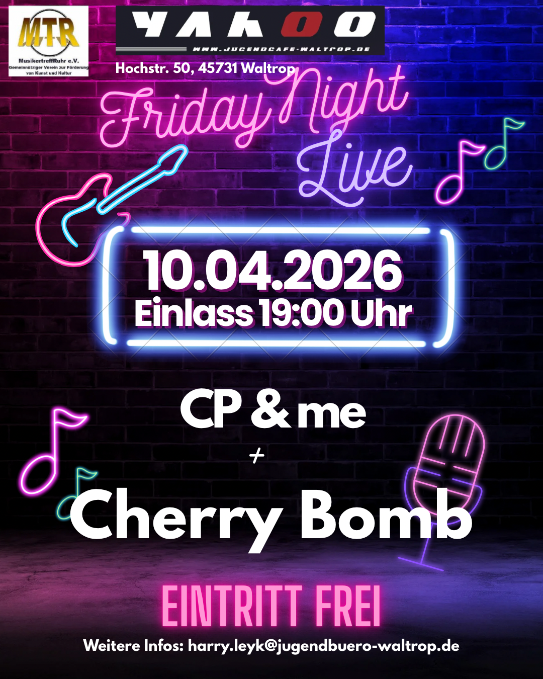 Die nächste Friday Night ist im anmarsch.